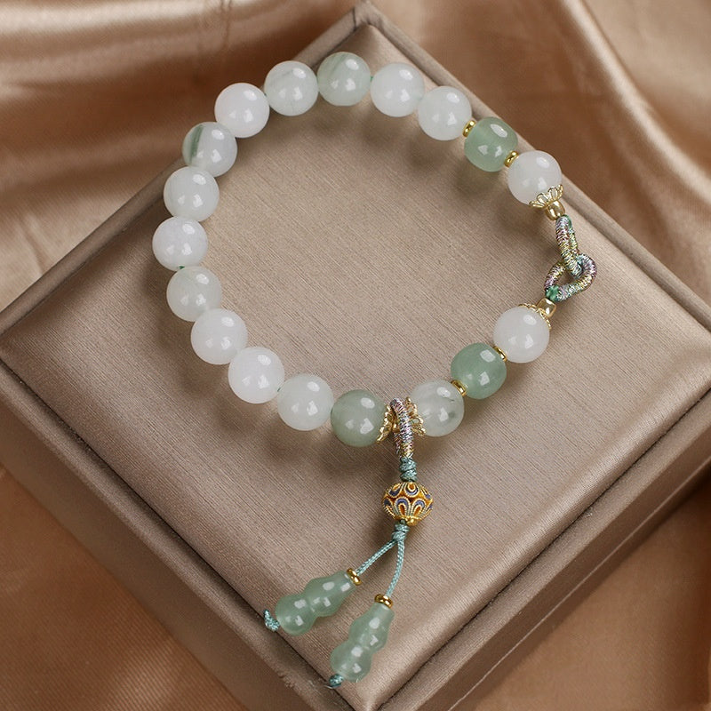 Elegant Handcrafted Natural Agate Bracelet for Women's Balance by Tinkers