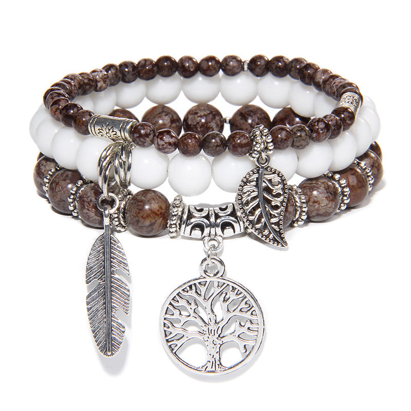 Handcrafted Turquoise Tree of Life Bracelet by Tinkers for Women's Healing