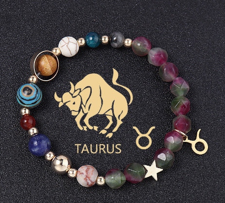 Handcrafted Zodiac Gemstone Balance Bracelet for Women