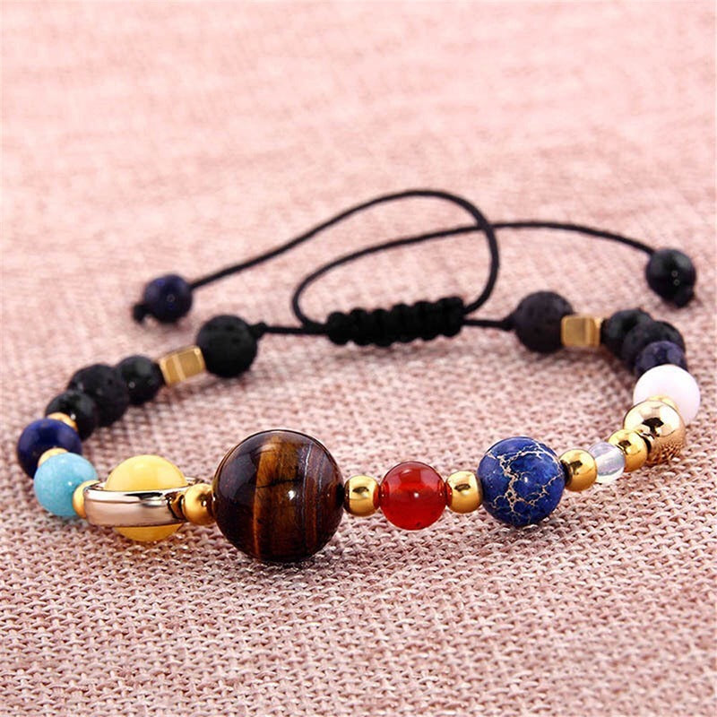 Natural Solar System Bracelet By Tinkers For Men Protection