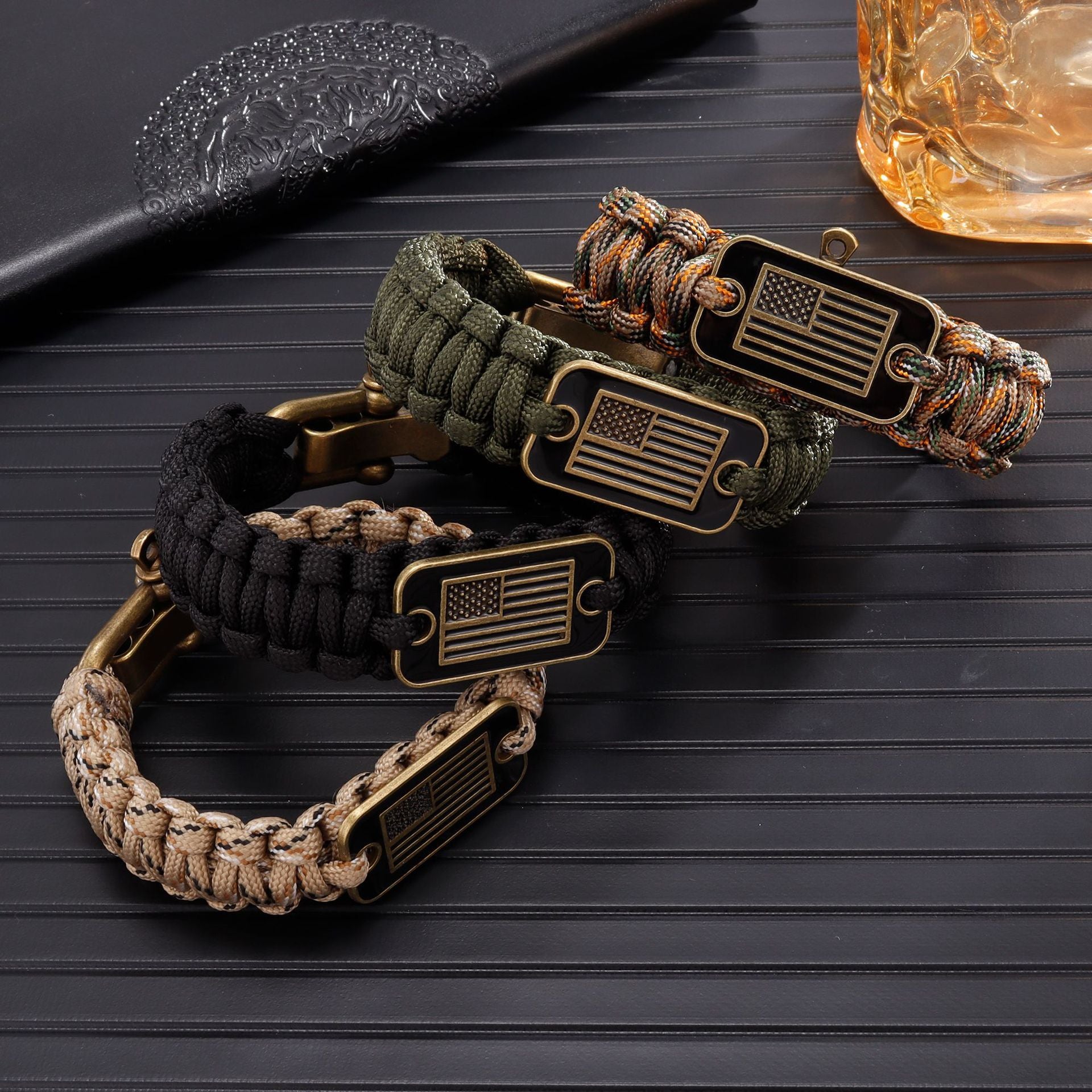 Tinkers Brand Paracord Bracelet Zinc Alloy Clip Signature Edition - 0