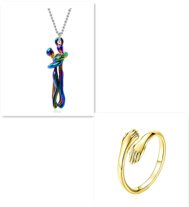 Handcrafted Natural Stone Love Necklace for Couples by Tinkers