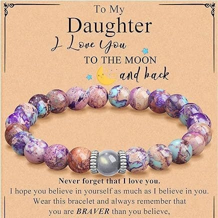 Tinkers Natural Purple Emperor Moonstone Bracelet Unisex Limited - 0