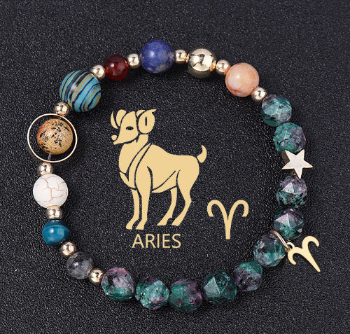 Tinkers Natural Stone Twelve Constellations Bracelet Exclusive - 0