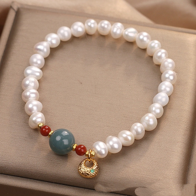 Handcrafted Natural Opal Bracelet for Women by Tinkers: Healing Balance