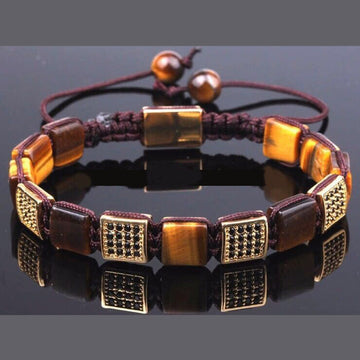 Natural Shamballa Bracelet For Men Protection By Tinkers