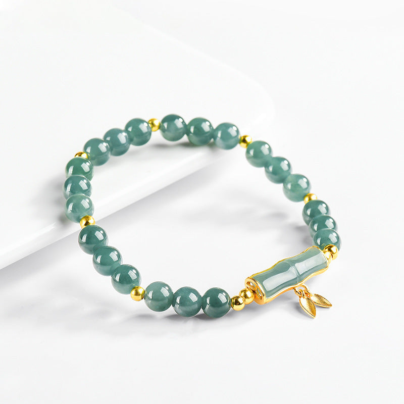 Natural Jade Blue Water Festival High Rise Bracelet Women