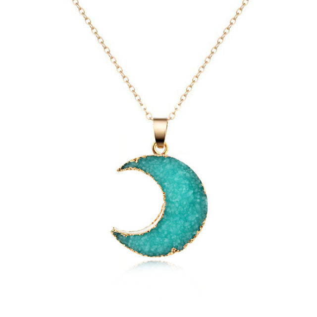 Natural Handcrafted Moon Necklace for Women's Balance by Tinkers