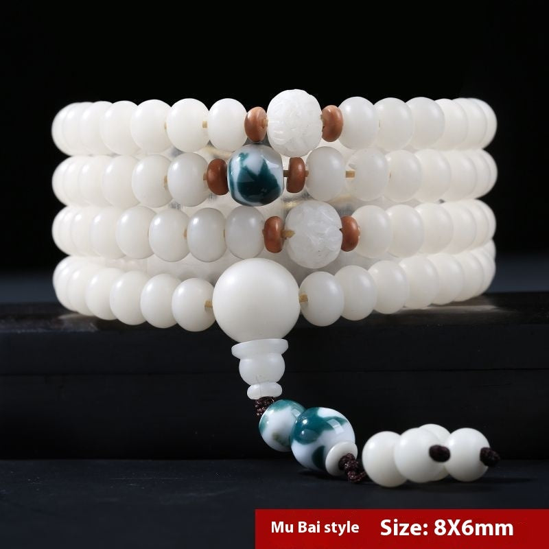 108 Bodhi Root Beads Bracelet Vintage Bodhi Seed Jewelry