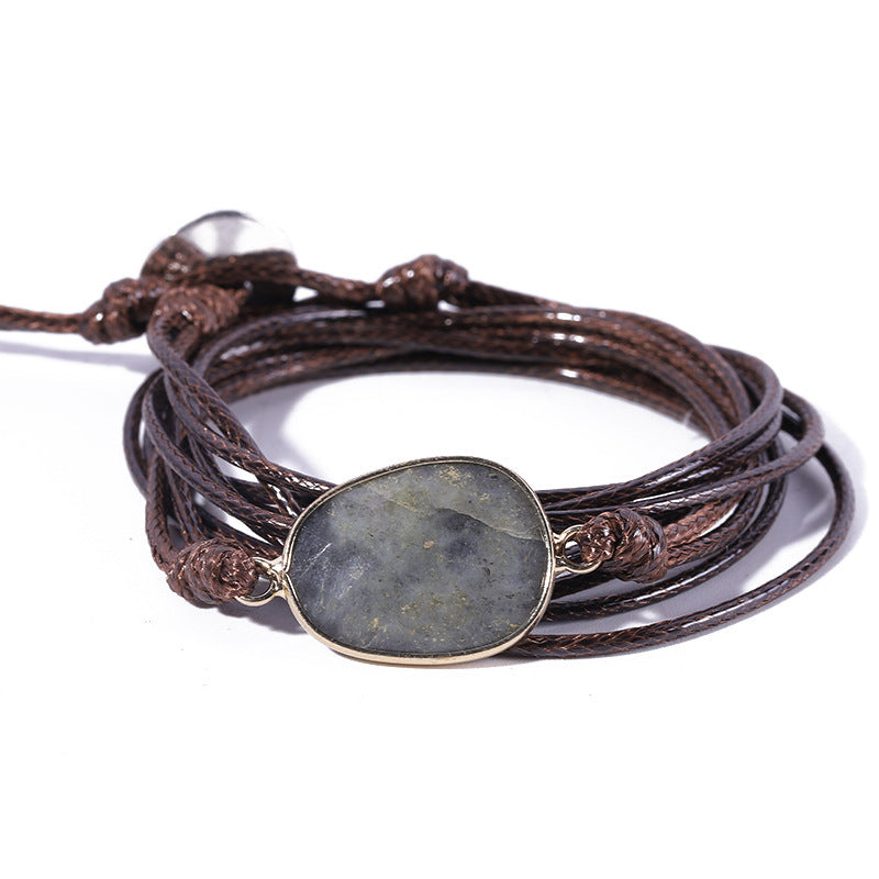 Labradorite Boho Bracelet By Tinkers - Aura Balance