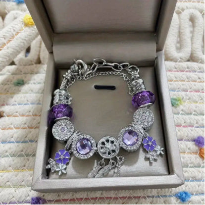 Amethyst Protection And Calm Handmade Dreamcatcher Bracelet