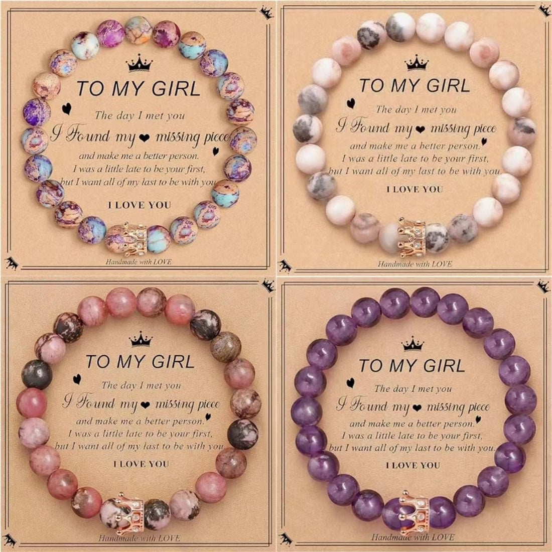 Tinkers Rhodochrosite Zebra Crystal Bracelet Limited Edition - 0