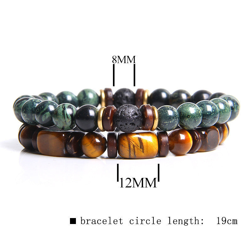 Natural Tiger Eye Bracelet For Men By Tinkers, Protection
