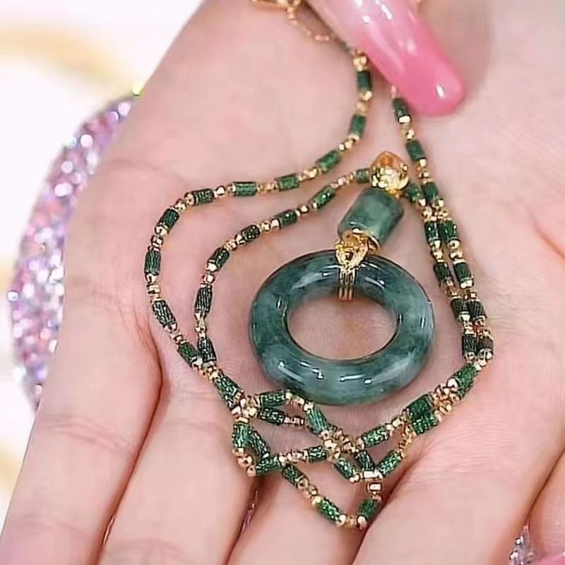 Unisex Temperament Halskette Wild Sicherheitsschnalle Anhänger