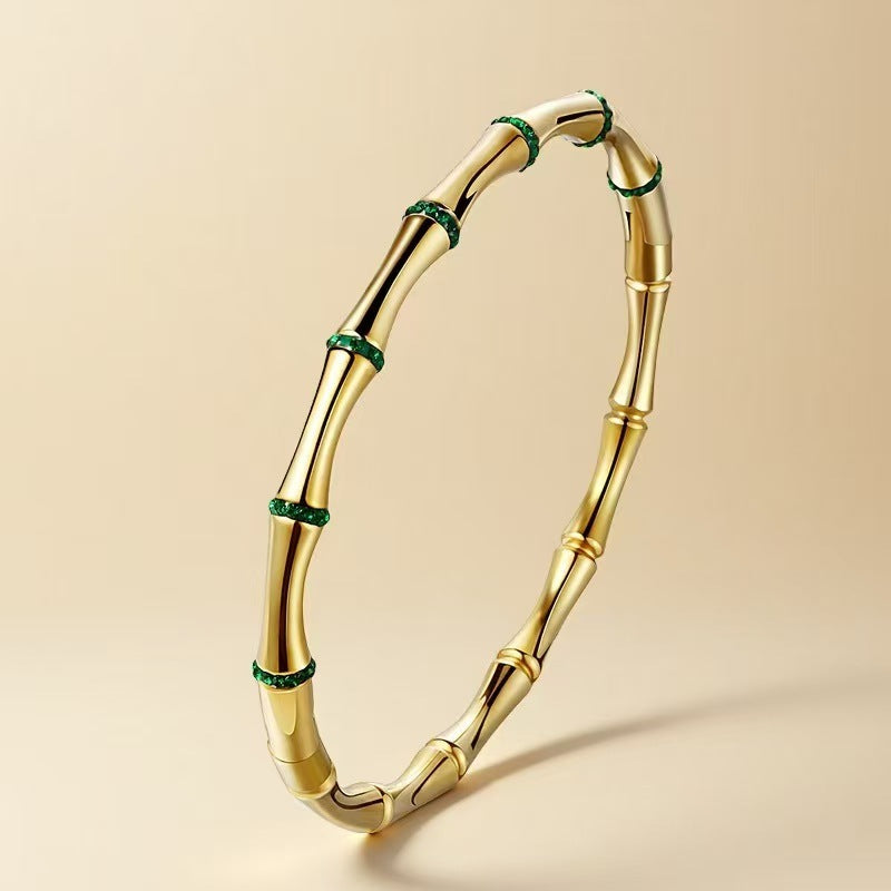 Tinkers Tinkers Stainless Steel Colorfast Bamboo Bracelet Limited - 0