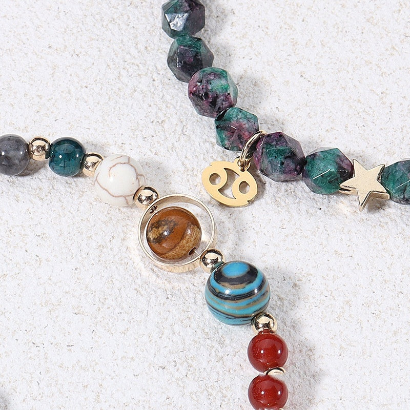Tinkers Natural Stone Twelve Constellations Bracelet Exclusive - 0