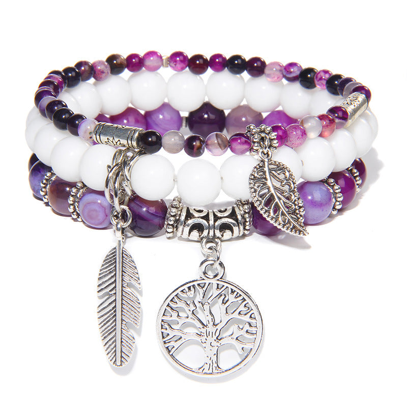 Handcrafted Turquoise Tree of Life Bracelet by Tinkers for Women's Healing