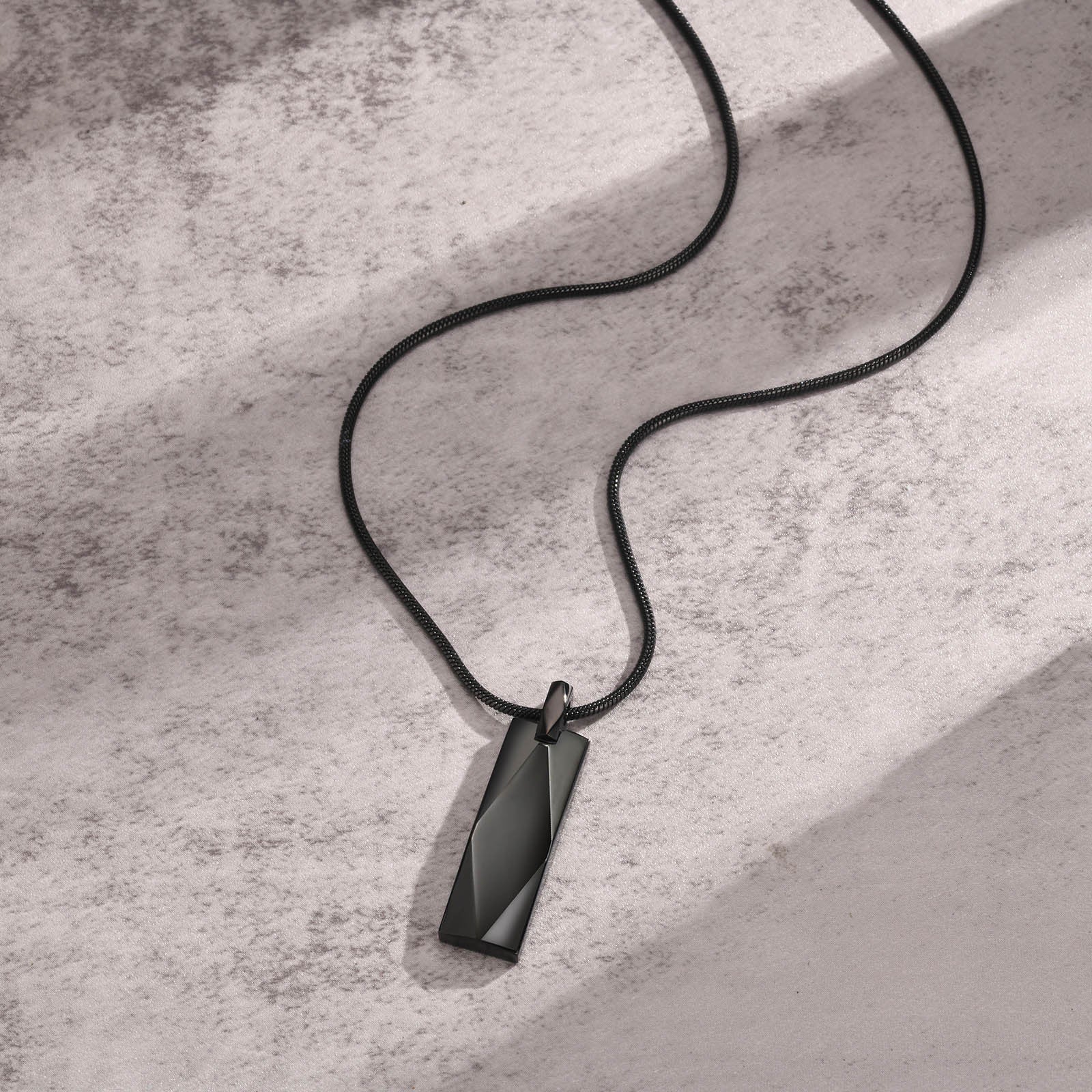 Handcrafted Elegant Stainless Steel Geometric Necklace by Tinkers