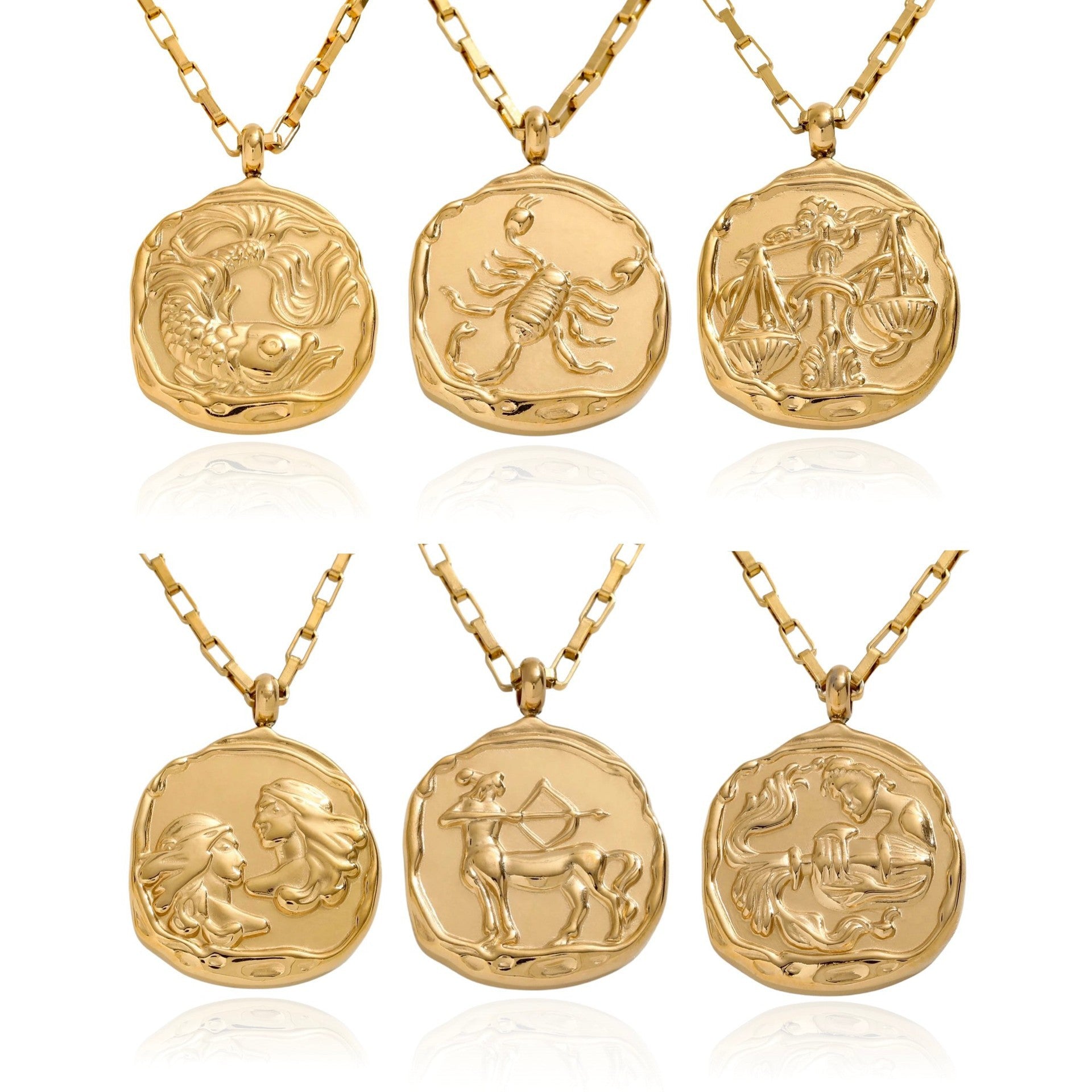 Elegant Handcrafted Zodiac Necklace by Tinkers for Spiritual Harmony