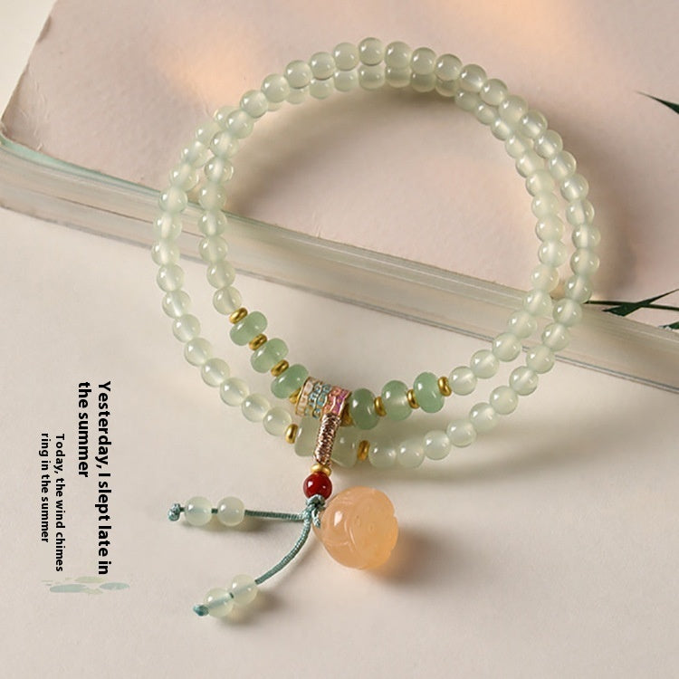 New Chinese Style Beaded Lucky Bamboo Bracelet For Women