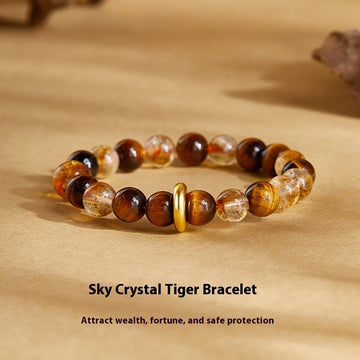 Natural Tiger Eye Bracelet For Women Protection By Tinkers