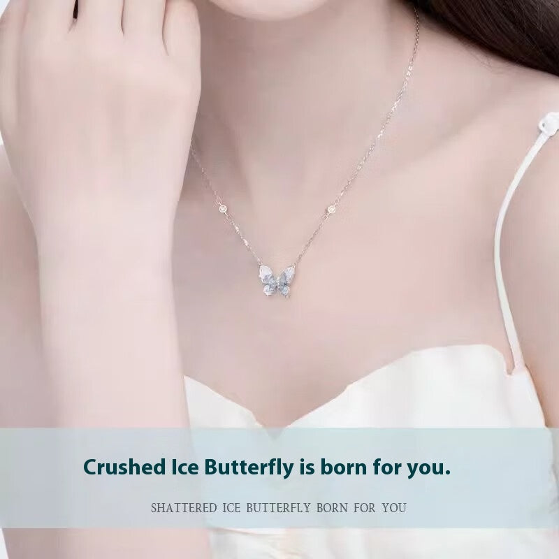 Bingyu Schmetterling Leichte Luxus-Schlüsselbeinkette