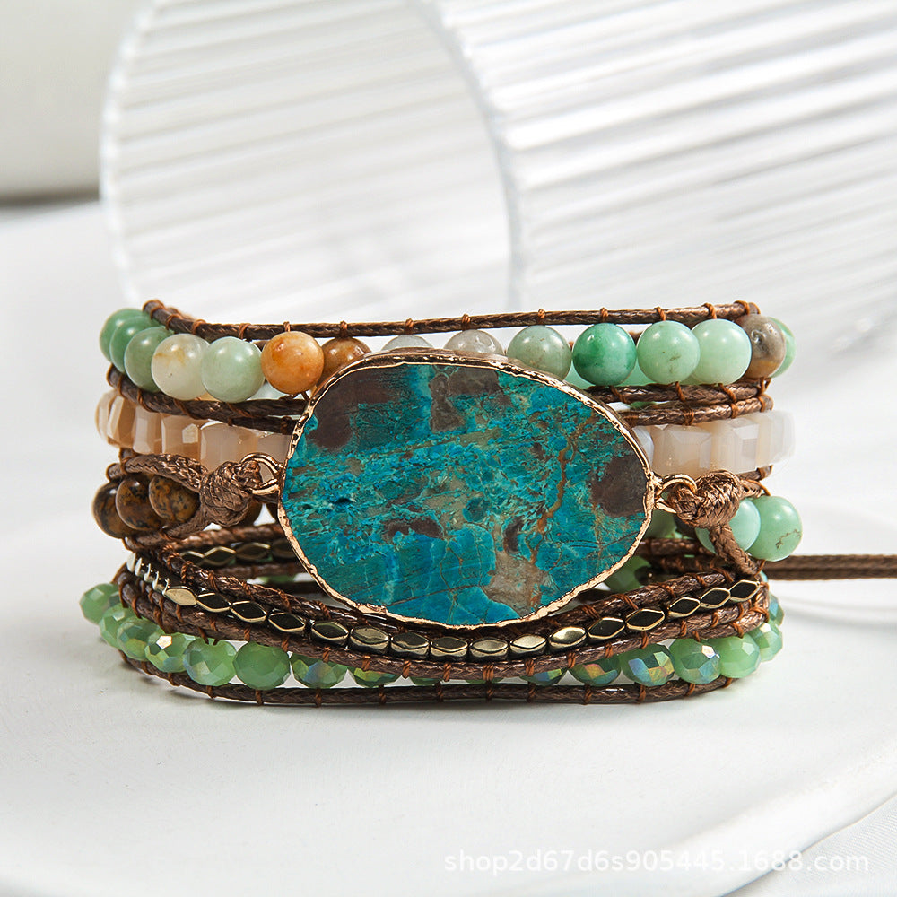 Natural Stone Bracelet For Her By Tinkers Handcrafted Balance