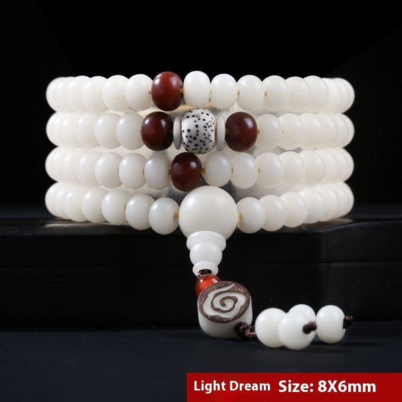 108 Bodhi Root Beads Bracelet Vintage Bodhi Seed Jewelry