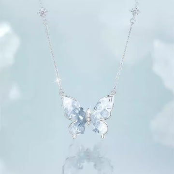 Bingyu Schmetterling Leichte Luxus-Schlüsselbeinkette