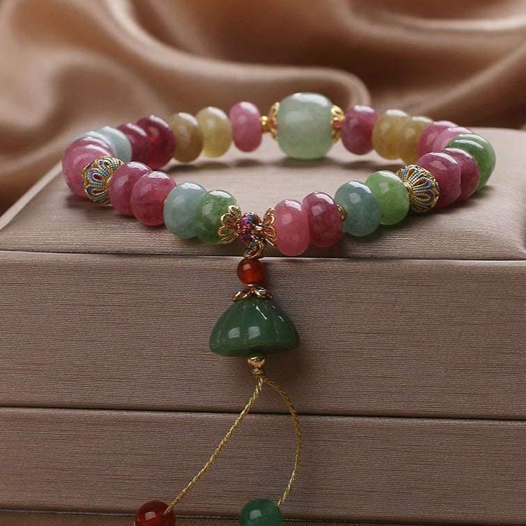 Natural Handcrafted Tourmaline Bracelet for Women's Protection by Tinkers