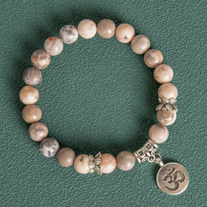 Natural Indian Agate Bracelet for Men by Tinkers Balance