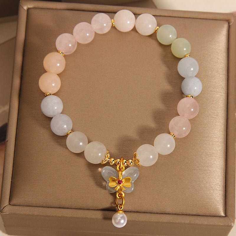 Tinkers Tinkers Candy Color Morganite Bracelet Crystal Jade Elite - 0