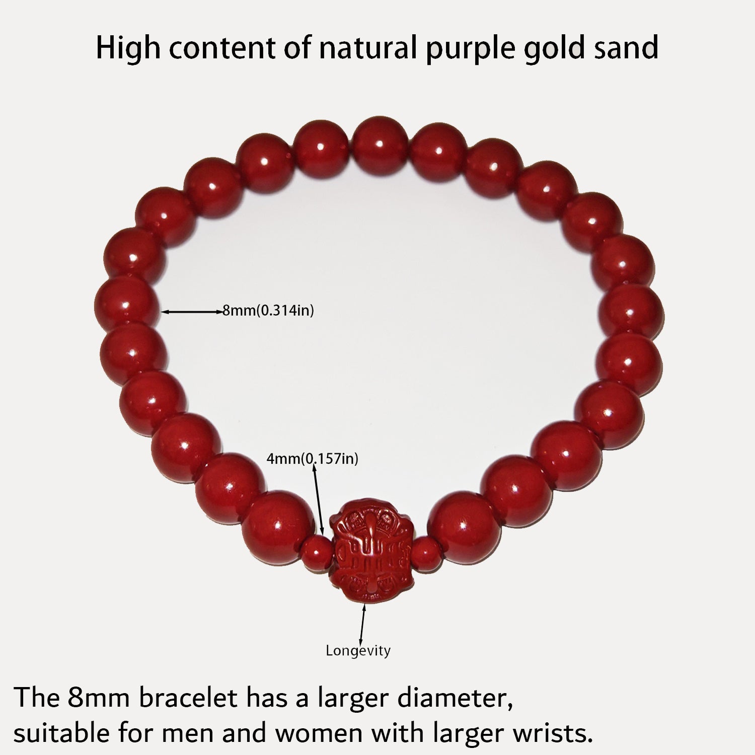 Tinkers Tinkers Cinnabar Bracelets Seven Styles Collection 8mm 6mm - 0