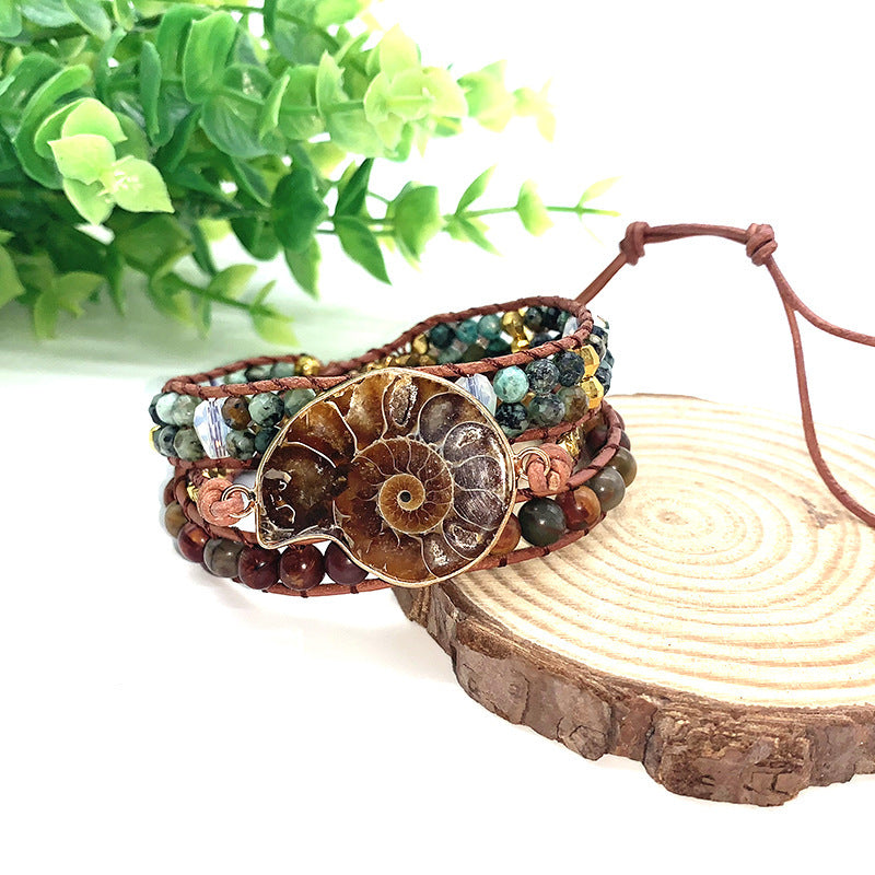 Handcrafted Natural Conch Bracelet for Balance by Tinkers