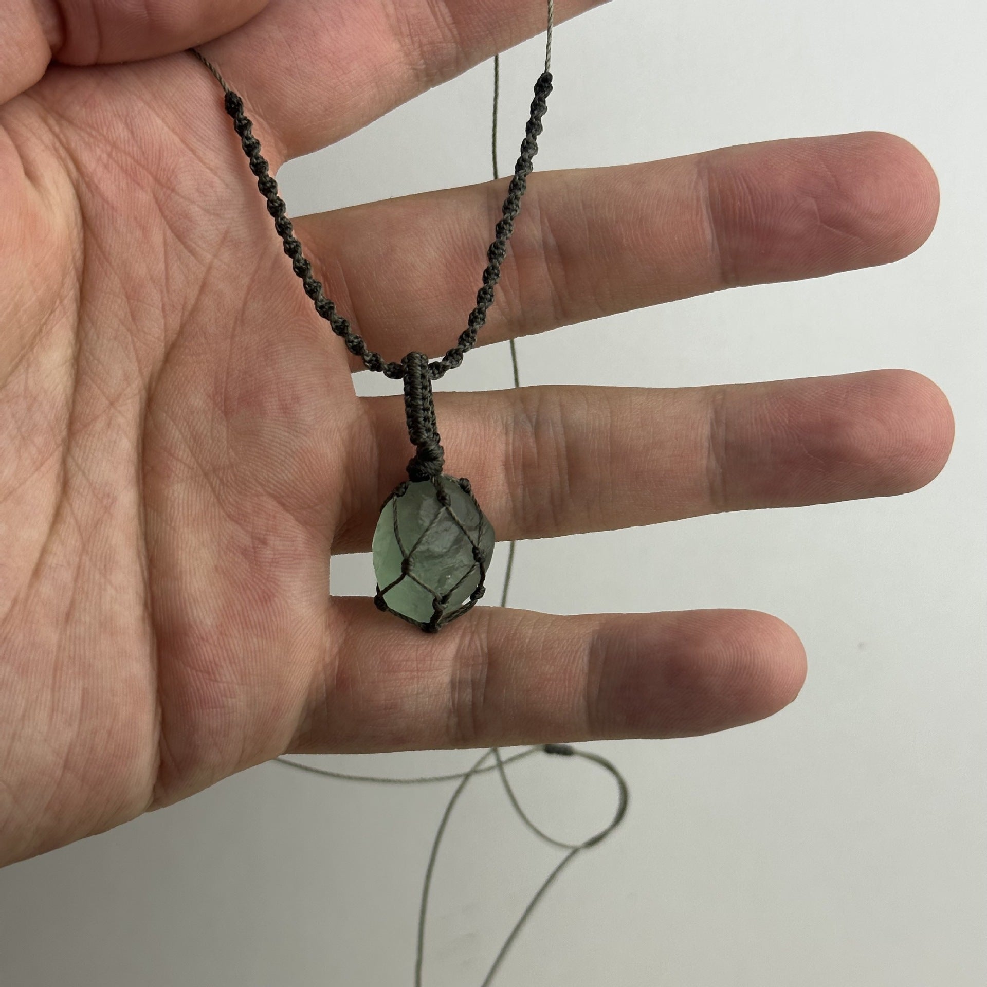 Handcrafted Labradorite Moonstone Necklace for Intuitive Protection by Tinkers