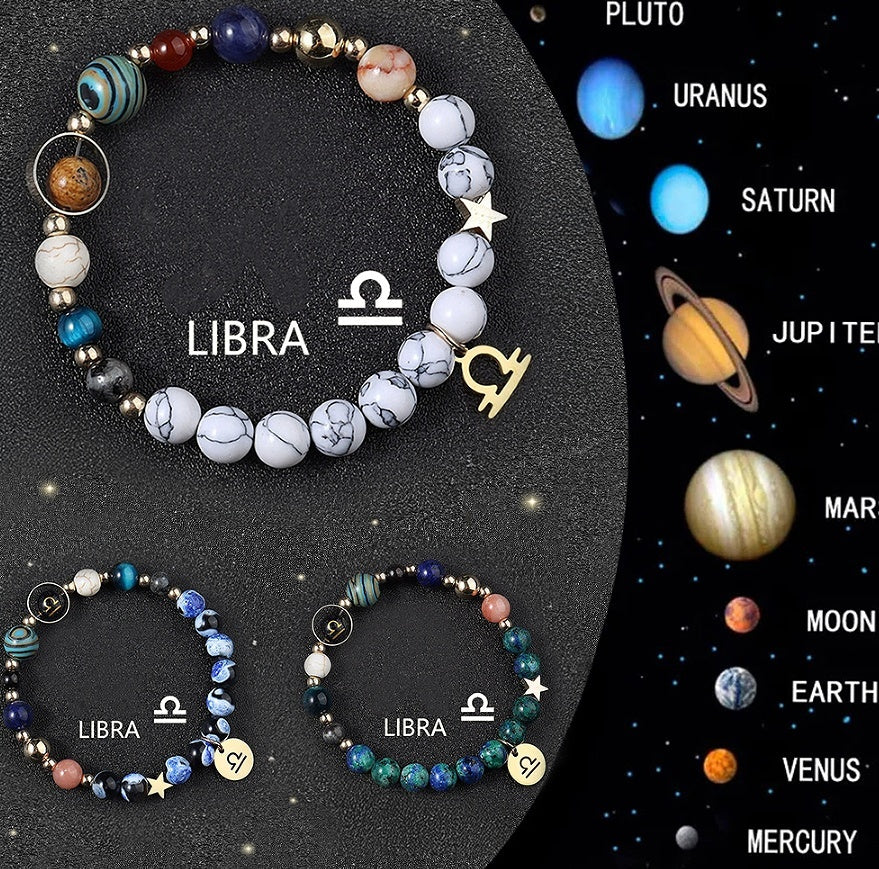Zodiac Crystal Energy Bracelets