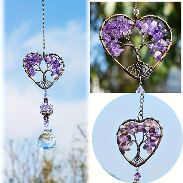 Heartfelt Crystal Sun Catcher